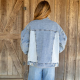 Oversized Colorblock Jacket