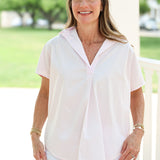 Linen Short Sleeve (Baby Pink)