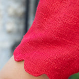 Red Tweed Mini Dress