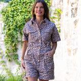 Leopard Utility Romper
