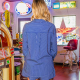 Navy Stripe Set