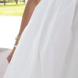 Square Neck Mini Bubble Dress
