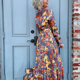 Orange Paisley Maxi