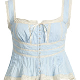 Kaelin Top Chambray Sky