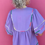Lavender Puff Sleeve Top
