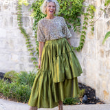 Green Maxi Skirt