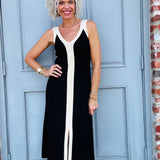 Analise Black & Cream Midi