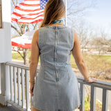 Lt Denim Mini Dress