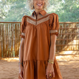 Caramel Mini Dress