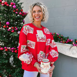 Red Letters to Santa Sweatshirt