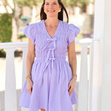 Lavender Mini Dress