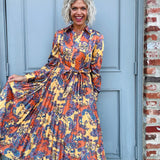 Orange Paisley Maxi