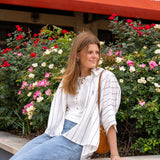 Seaside Cotton Stripe Shirt