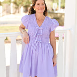 Lavender Mini Dress