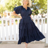Navy Maxi Dress