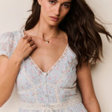 Aurela Floral Cotton Midi Dress