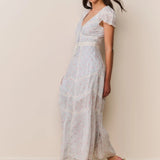 Aurela Floral Cotton Midi Dress