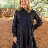 Black Button Down Mini