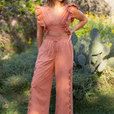 Poppy Embroidered Top
