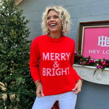 Red Merry & Bright Sweater