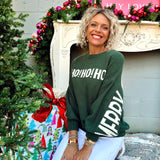 Green HO HO HO Sweater