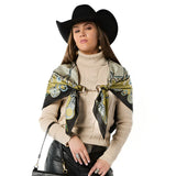 Snaffle Bit Scarf Buckle-Gold