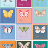 Butterflies Calendar w/Easel