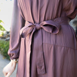 Midnight Plum Mini Dress