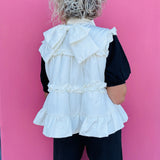 Cream Puffer Vest