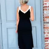 Analise Black & Cream Midi