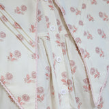 Oversized Collar Floral Top