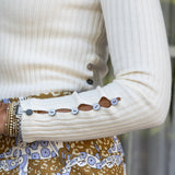 Creme Long Sleeve Top