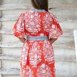 Orange Mini Dress