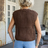 Chloe Mocha Sweater Vest
