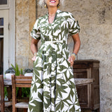 Emerald Shirt Dress