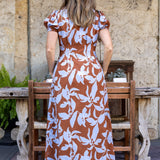 Rosey Haze Shirt Dress