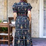 Black Floral Maxi Dress