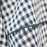 Black Gingham Mini Dress