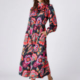 Cosmic Floral Maxi Dress