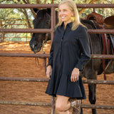 Black Button Down Mini