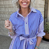 Lavender Stripe Maxi