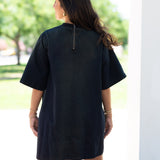 Black Denim Mini Dress