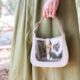 Clear Saddle Bag Purse