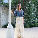 Natural Crochet Skirt