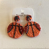 TJ - Basketball Earrings