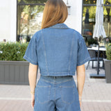 Denim Skort Set