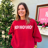 Red HO HO HO Sweater