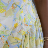 Yellow Printed Maxi Dress