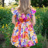 Fall Fiesta Bubble Mini Dress