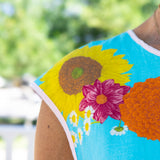 Wildflower Top Aqua
